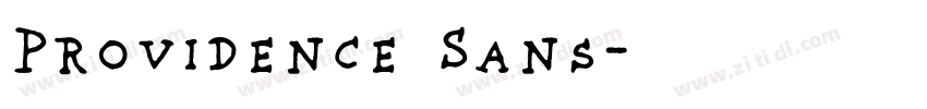 Providence Sans字体转换